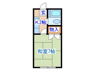 八木山ハイツの物件間取画像